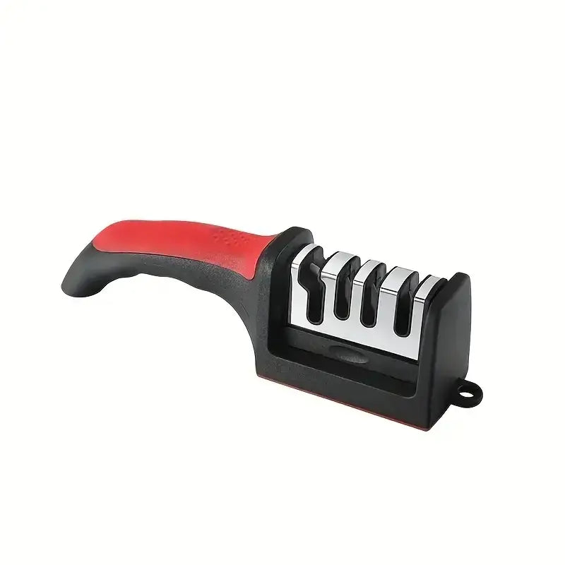 Afilador de cuchillos - Rojo 4 segmentos